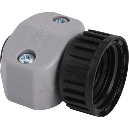 Best Garden 5/8 In. or 3/4 In. Female Poly Hose End Mender Hose Coupling 39023